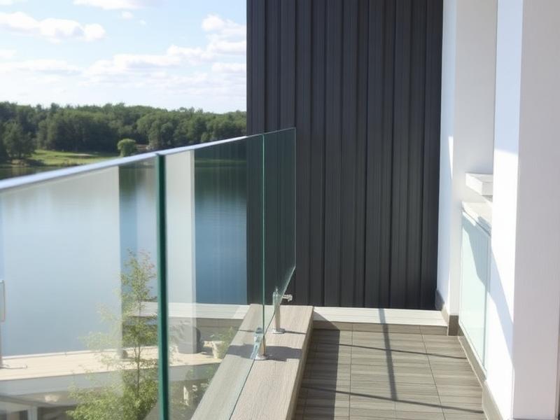 Fascia Mounted Glass Railings
