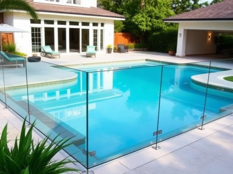 Pool Glass Railings