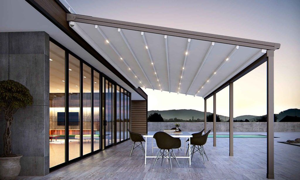 Serviceable Mechanical Components of motorized patio covers